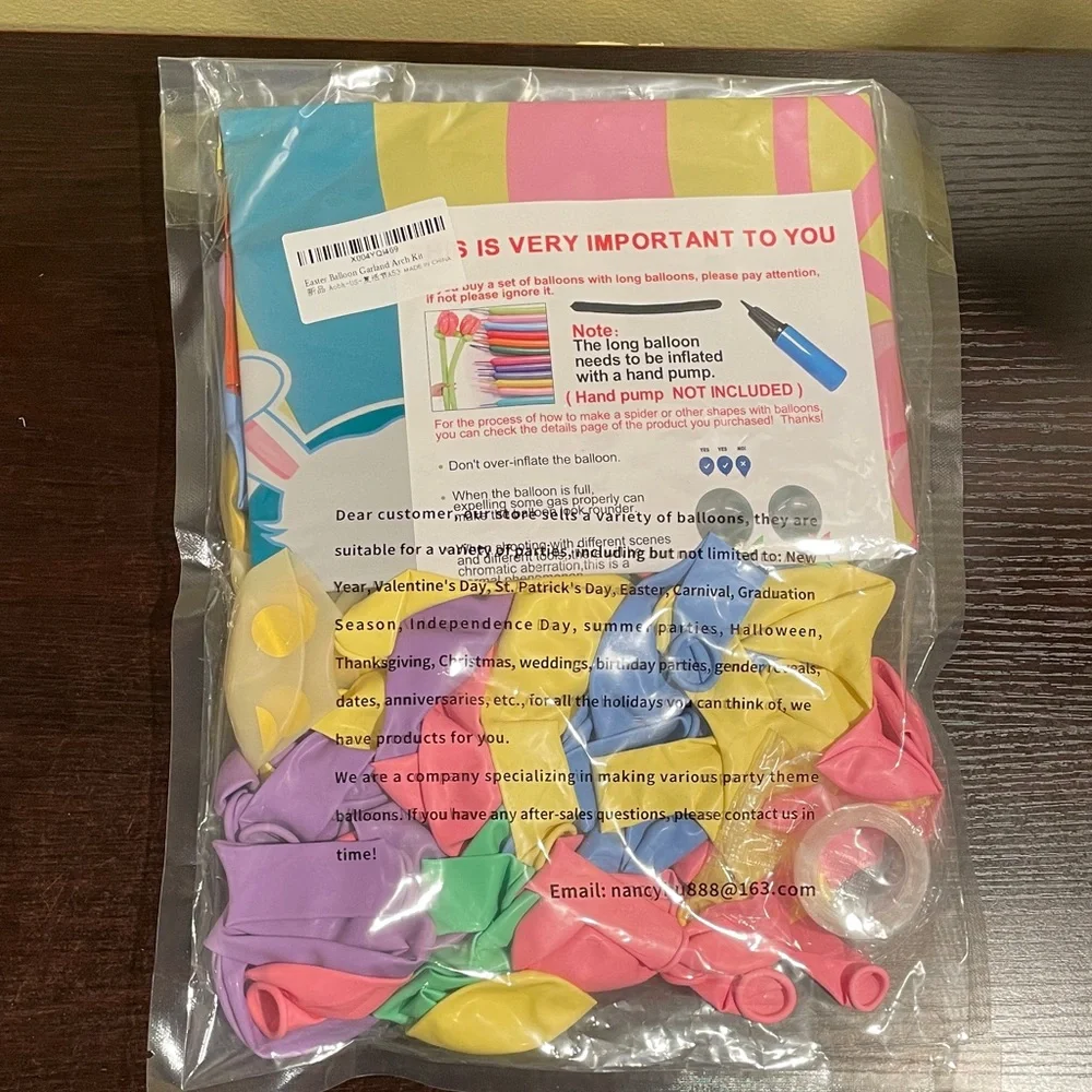Colorful Easter Balloon Set for Parties